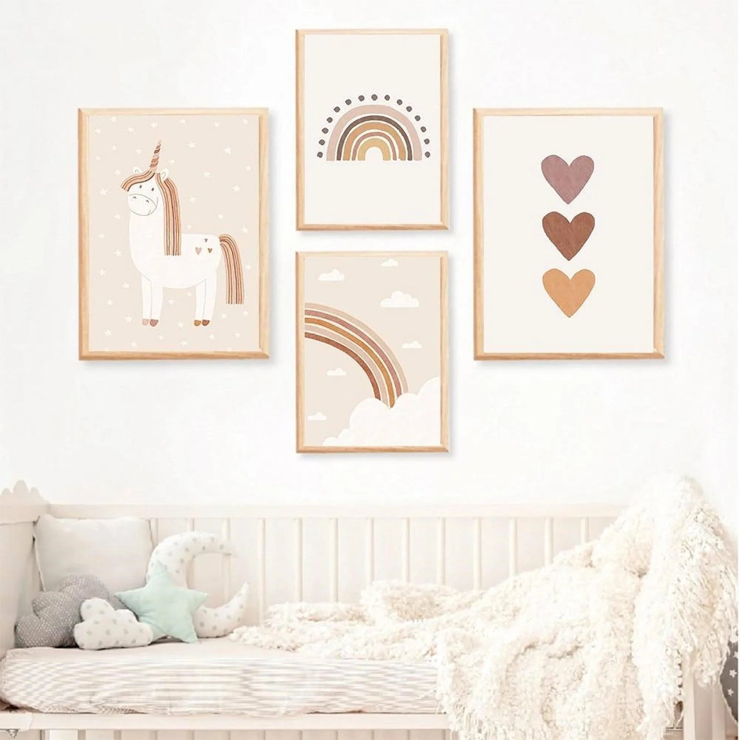 Adorable Nursery Wall Art Canvas Prints (40x60cm) - Fansee Australia