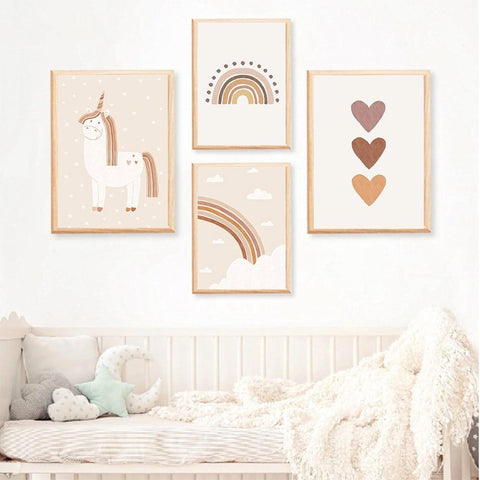 Adorable Nursery Wall Art Canvas Prints (40x60cm) - Fansee Australia