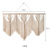 Aesthetically Handmade Wooden Extra Large Macrame Wall Hanging Tapestry - Fansee Australia