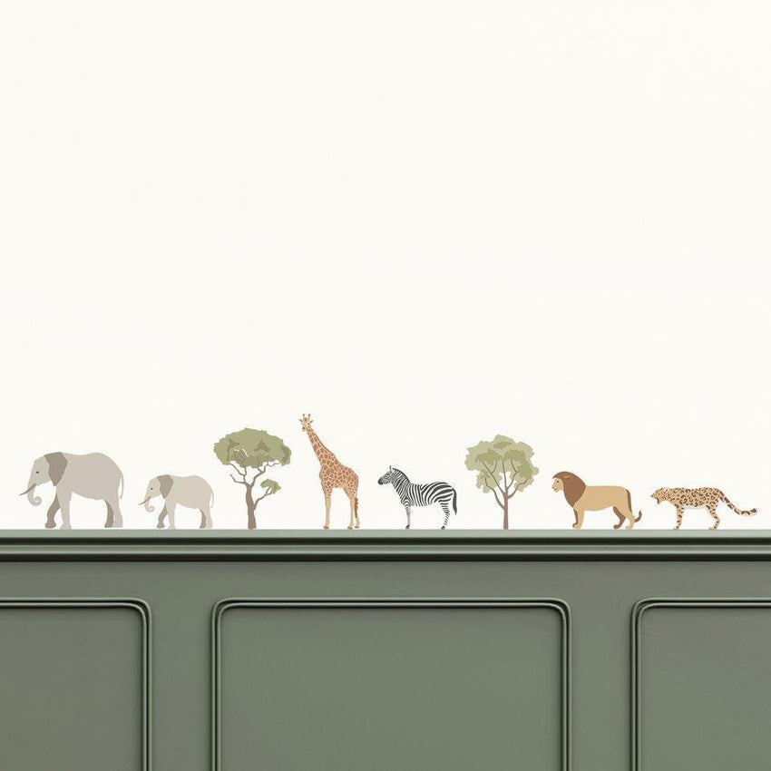 African Animals Removable Self-Adhesive Wall Stickers - Fansee Australia
