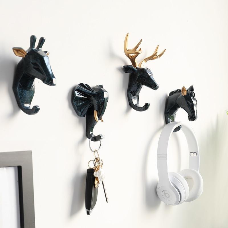 Animals Head Hooks For Wall (4 Pcs Set) - Fansee Australia