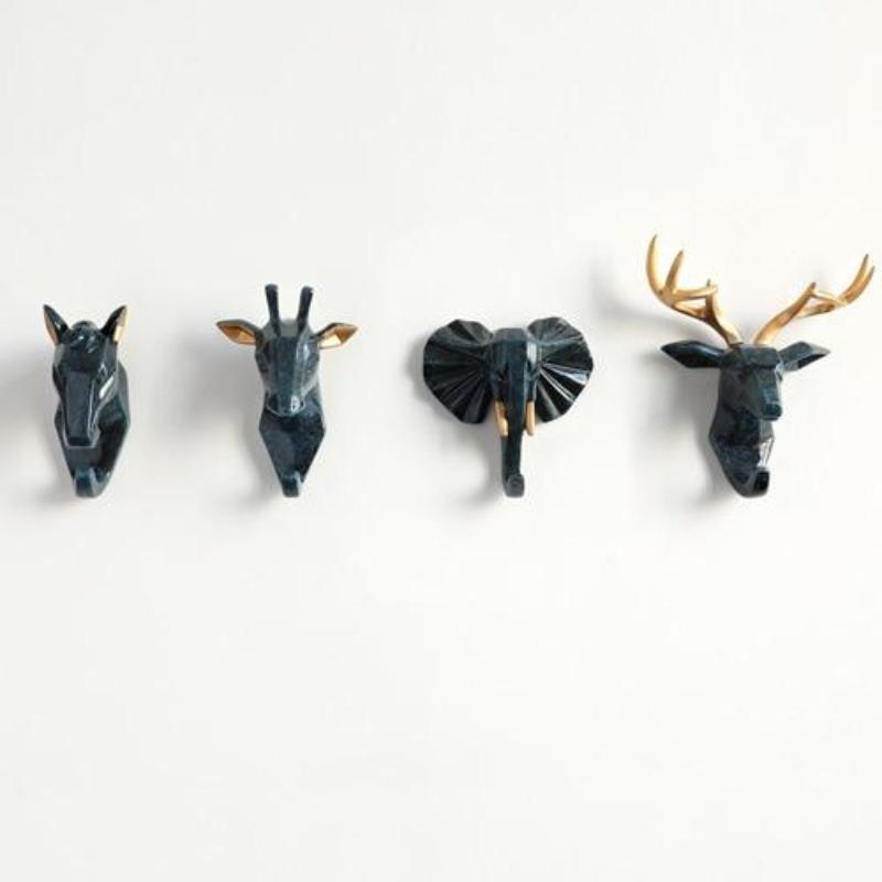 Animals Head Hooks For Wall (4 Pcs Set) - Fansee Australia