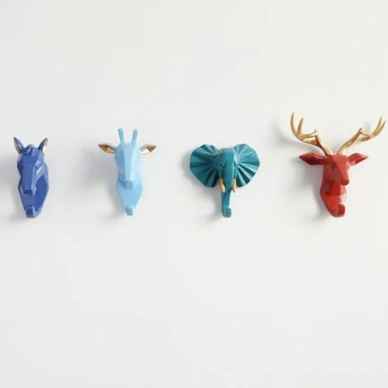 Animals Head Hooks For Wall (4 Pcs Set) - Fansee Australia