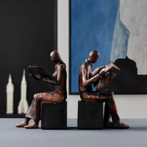 Antique Handmade Resin Bookend