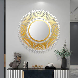 ArtisanGlow: Extra Large Handcrafted Wall Mirror - Fansee Australia