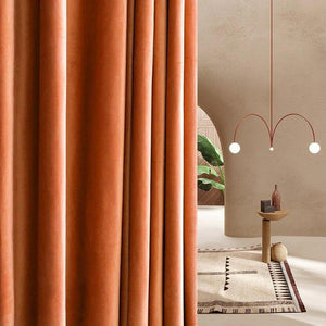 Aurora Velvet Room-Darkening Curtain Panel