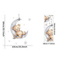 Bear Sleeping On The Moon Wall Stickers - Fansee Australia