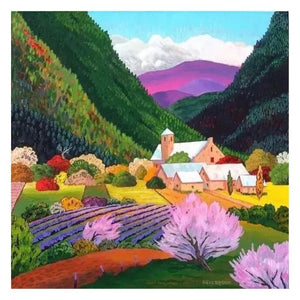 Between The Mountains Diamond Painting Kit (50x50cm) - Fansee Australia