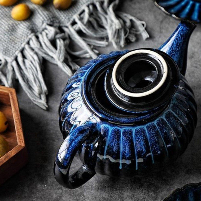 Blue Artisan Teapot - Fansee Australia