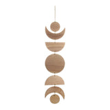 Bohemian Wooden Moon Phase Garland Wall Hanging Wall Art - Fansee Australia