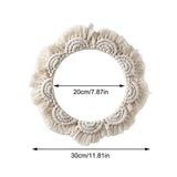 Boho Chic Macrame Round Wall Mirror - Fansee Australia