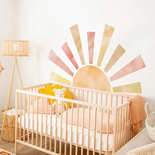 Boho Half Sun Large Fabric Wall Decals - Fansee Australia
