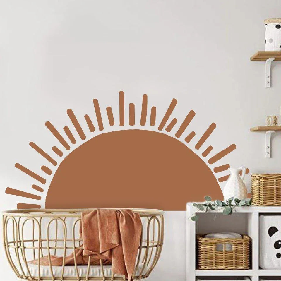Boho Half Sun Removable Nursery Wall Sticker - Fansee Australia