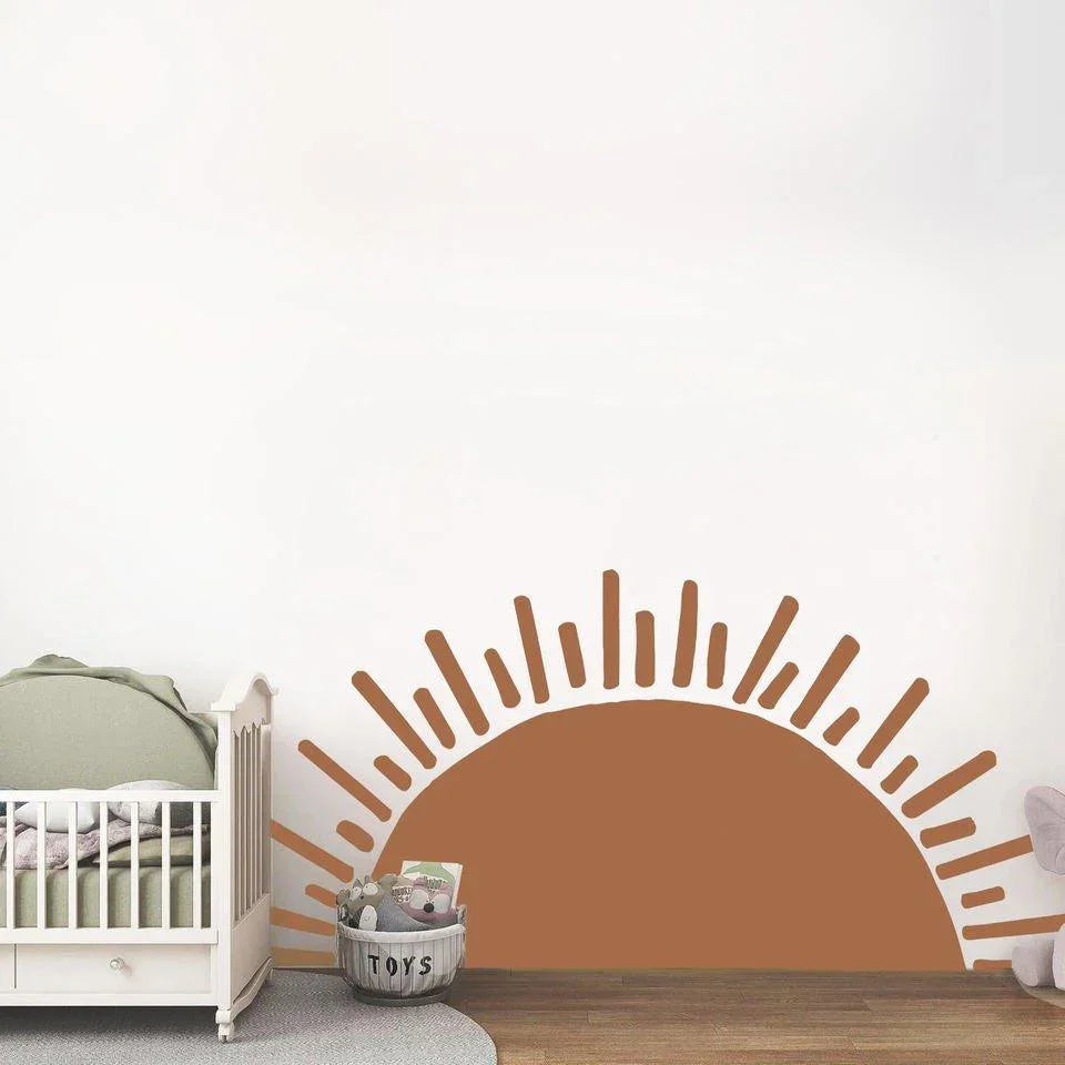Boho Half Sun Removable Nursery Wall Sticker - Fansee Australia