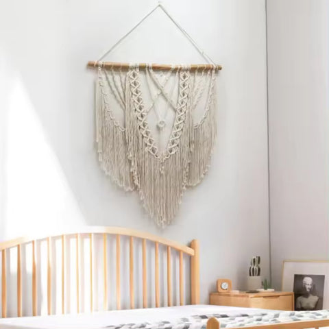 BohoDreams: Large Handwoven Macrame Tapestry - Fansee Australia