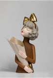 Brown Pretty Girl Vase - Fansee Australia
