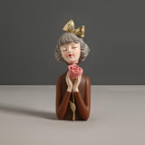 Brown Pretty Girl Vase - Fansee Australia