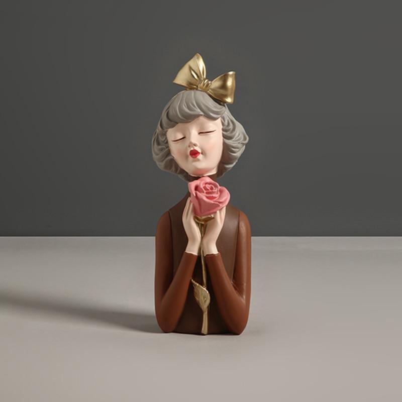 Brown Pretty Girl Vase - Fansee Australia