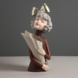 Brown Pretty Girl Vase - Fansee Australia