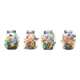 Butterfly Bliss Flower Vase Wall stickers - Fansee Australia