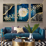 Classic Moon Abstract Wall Art - Canvas Print - Fansee Australia