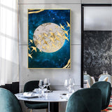 Classic Moon Abstract Wall Art - Canvas Print - Fansee Australia