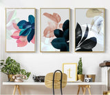 Colorful Floral Wall Art Canvas Prints - 3Pcs Set (60x80cm) - Fansee Australia