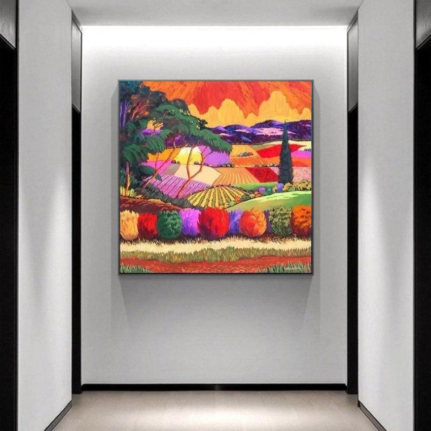 Colourful Field Diamond Painting Kit (50x50cm) - Fansee Australia