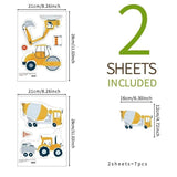 Construction Vehicles and Desert Nursery Wall Stickers - Fansee Australia