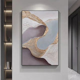 Creative Abstract Art Hand Painted Ready To Hang Oil Painting - Fansee Australia