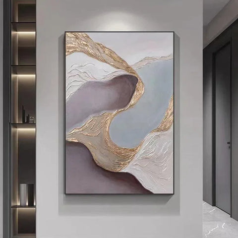 Creative Abstract Art Hand Painted Ready To Hang Oil Painting - Fansee Australia
