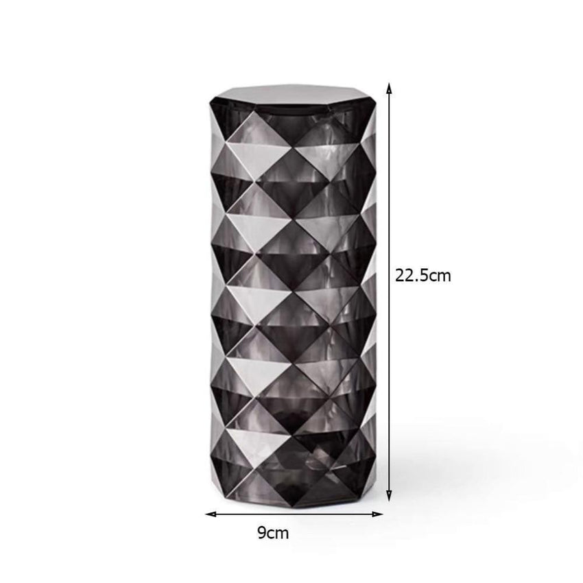 Crystal Black LED USB Dimmable 3- Colour Table Lamp - Fansee Australia