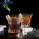 Crystal Whiskey Glasses - Queen Gold (Whiskey Tumblers & Decanter Set) - Fansee Australia