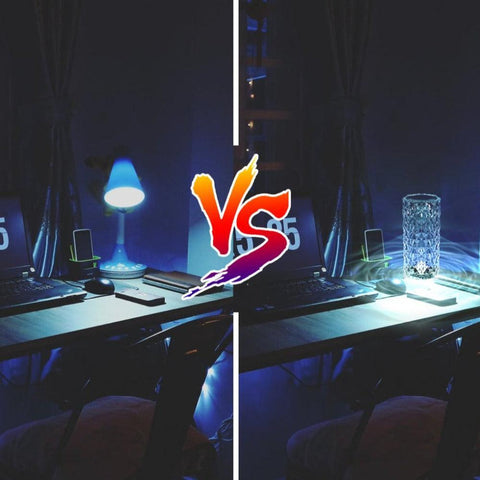 Crystal White LED USB Dimmable 3- Colour Table Lamp - Fansee Australia