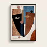 Cubist Reflections: Modern Abstract Art Painting - Fansee Australia
