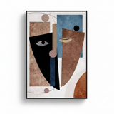 Cubist Reflections: Modern Abstract Art Painting (85x120cm)