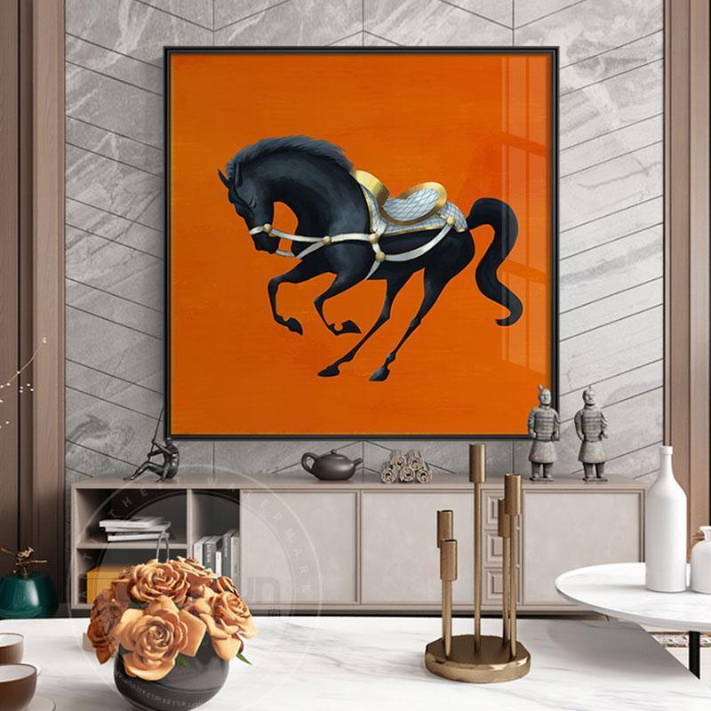 Dancing Horse Wall Art Prints on Canvas (80x80cm) - Fansee Australia