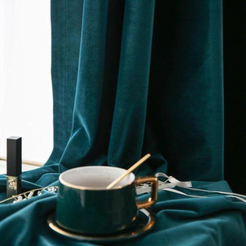 Deluxe Blackout Velvet Ready To Hang Curtains - Fansee Australia