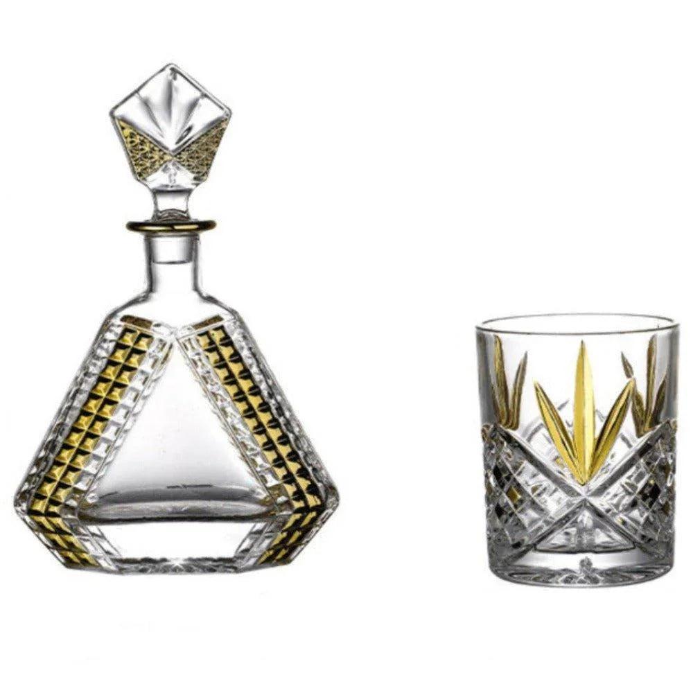 Deluxe Whiskey Decanter and Glasses Set Gift Box - Fansee Australia