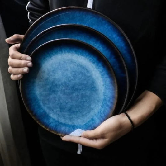 Dinner Plates Set - Cosmic Down Large & Medium (4 Piece Set) - Fansee Australia