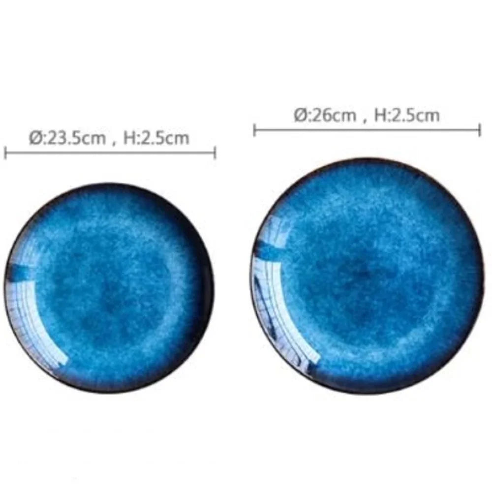 Dinner Plates Set - Cosmic Down Large & Medium (4 Piece Set) - Fansee Australia