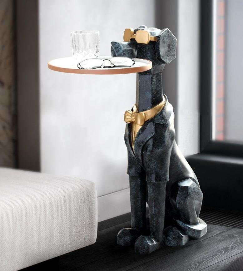 Doberman Dog Sculpture Tray - Fansee Australia