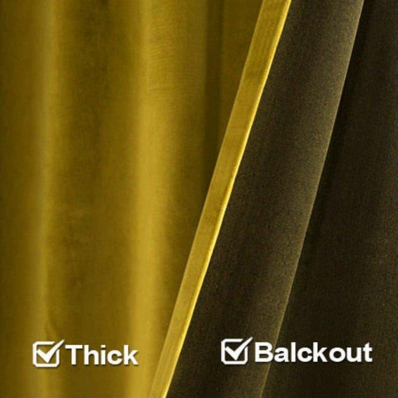Elegant Blackout Velvet Ready To Hang Curtains - Fansee Australia