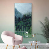 Elegant Green Forest Wall Art Print - Fansee Australia