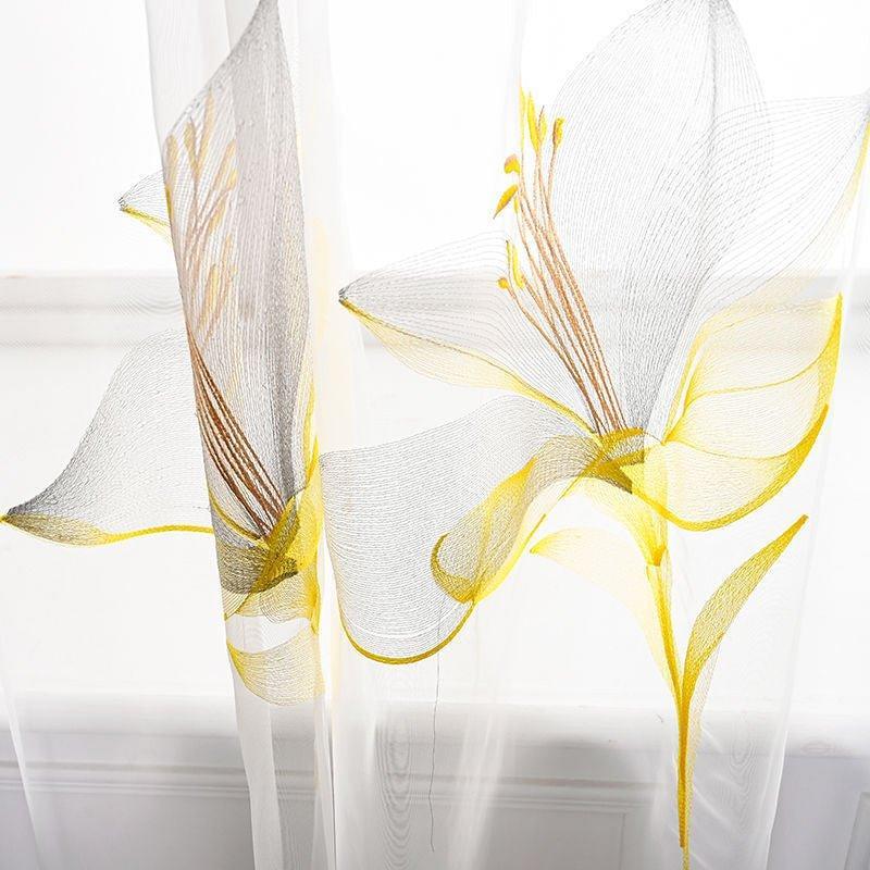 Embroidered Lavish Velvel Blackout Curtains - Fansee Australia