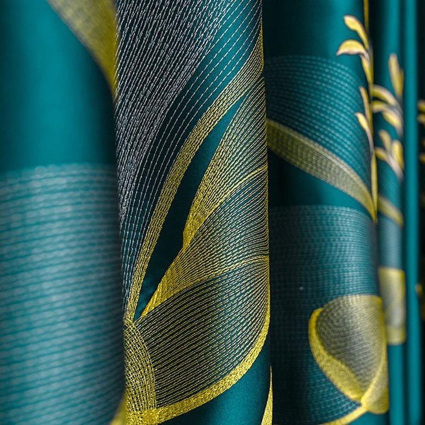 Embroidered Lavish Velvel Blackout Curtains - Fansee Australia