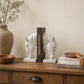 Equestrian Grace Horse Bookends – Rustic White Decorative Book Holders