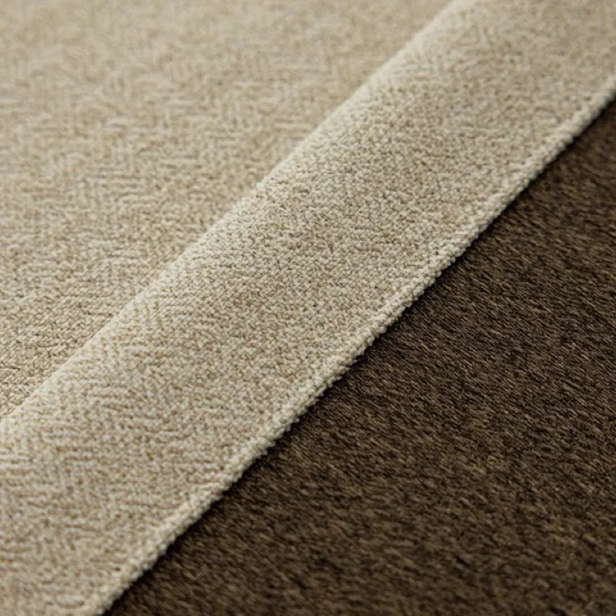 Étoffe Luxe Chenille Curtain Panel – Cream Beige Room-Darkening Drapery