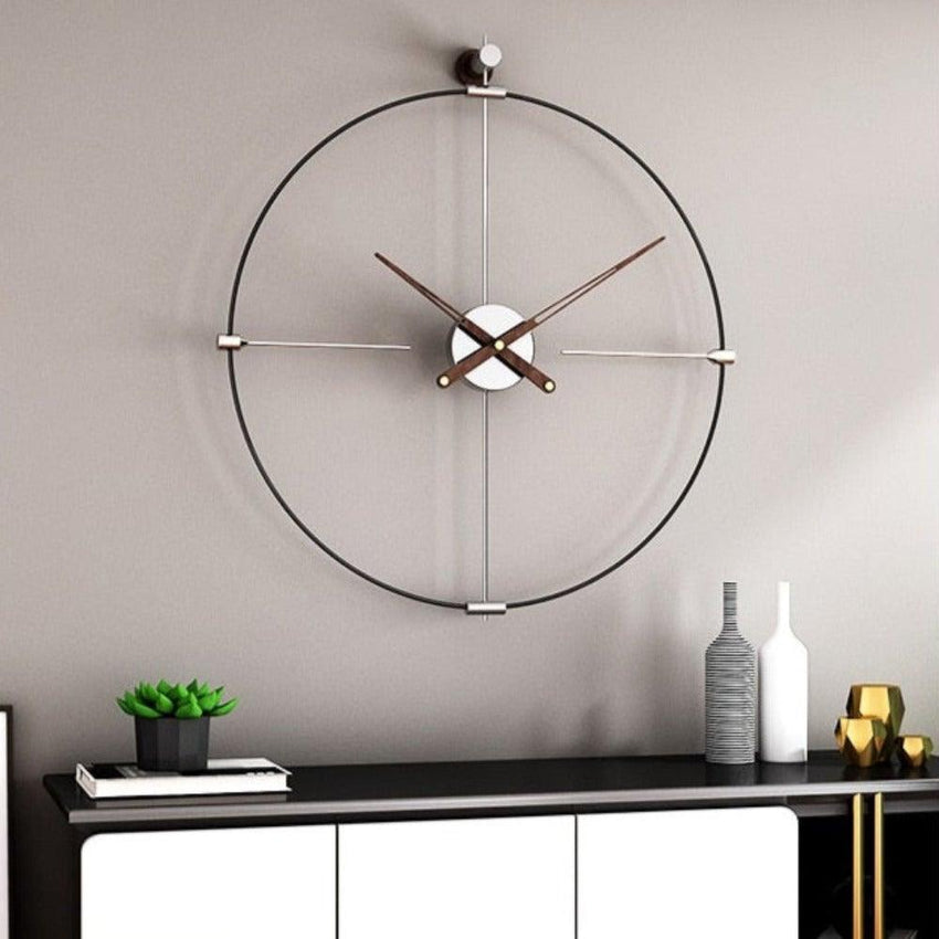 Extra Large Minimalist Metal Clock | Large Wall Clocks - Home Decor ...