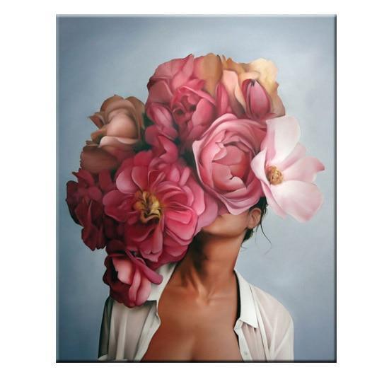 Flower Girls Canvas Prints Wall Art - 3 Pcs Set (60x80cm) - Fansee Australia